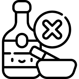 Icon representing a non-habit-forming formula